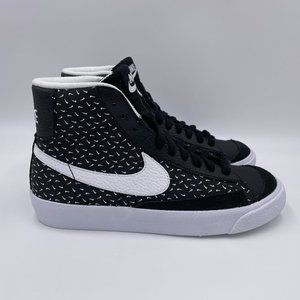 Nike Blazer Mid ' 77 Black / White Womens Shoes